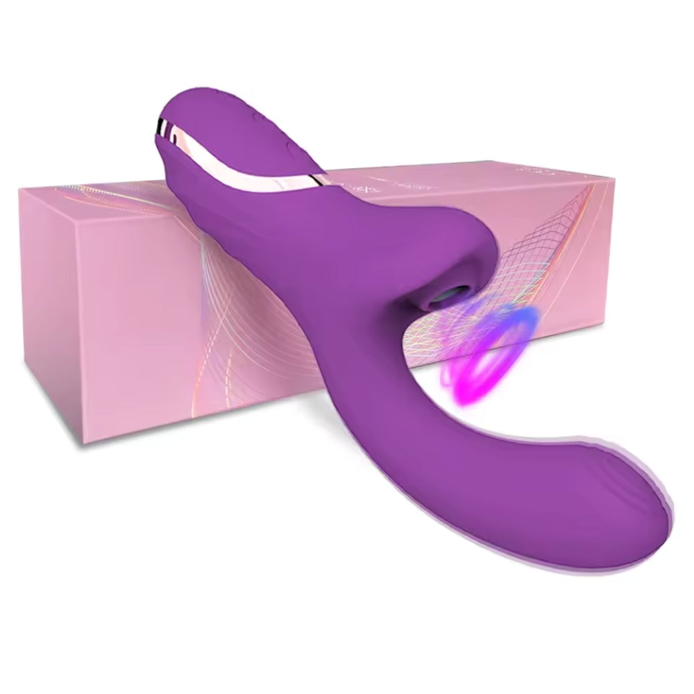 20-Mode Clitoral Sucking Vibrator – Rechargeable Clit Stimulator with Vacuum Suction & Dildo Function