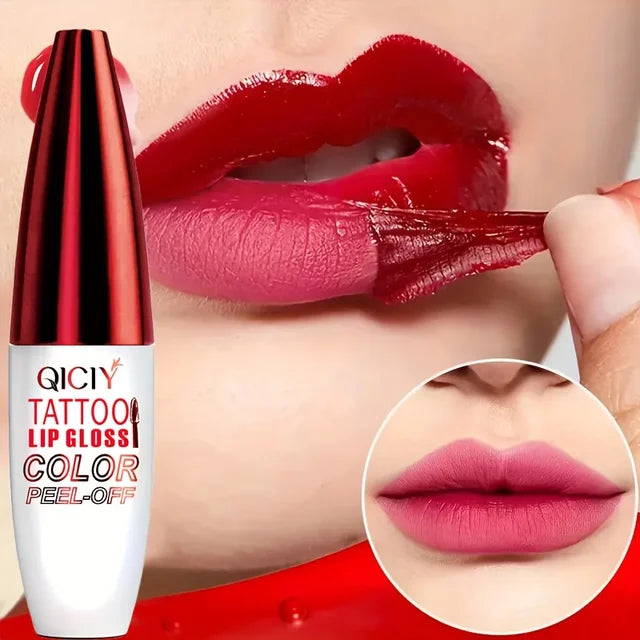 QICY Peel-Off Lip Tint – Long-Lasting, Waterproof, Glossy Finish