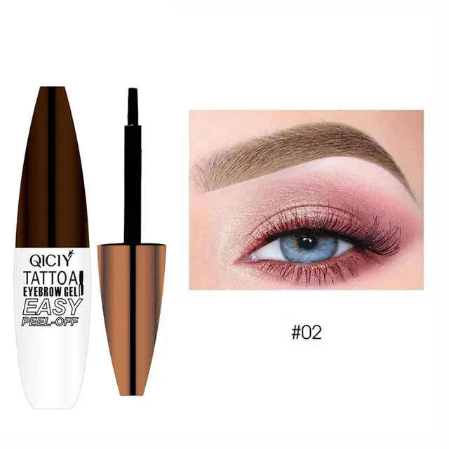 3-Day Peel-Off Eyebrow Tattoo Gel – Long-Lasting Waterproof & Smudge-Proof Brow Tint