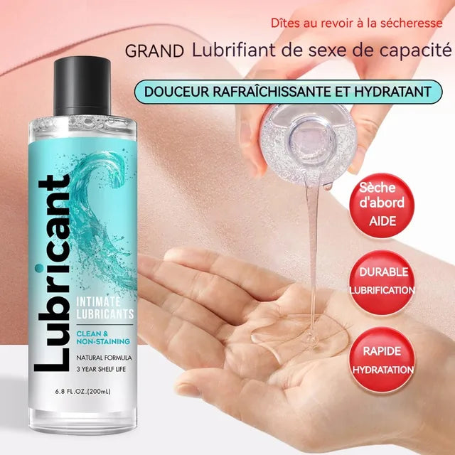 200ml Water-Based Intimate Lubricant & Massage Gel – Multi-Use Personal Lube