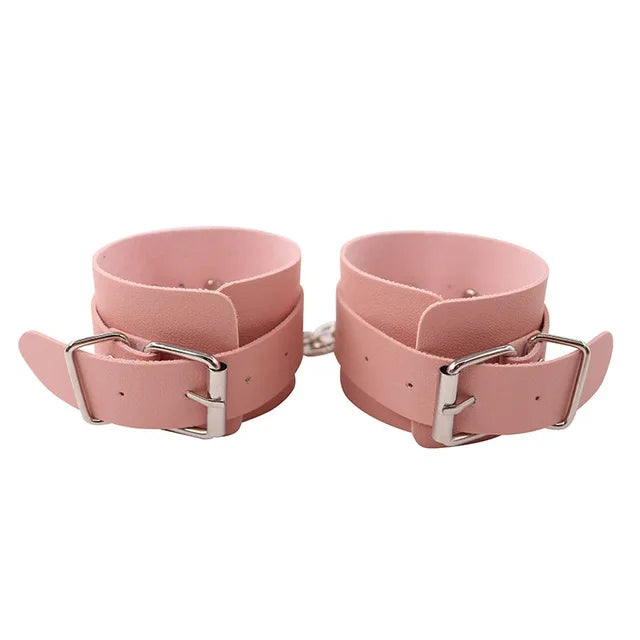Luxury BDSM Restraint Kit – Collar, Handcuffs, Gag & Straps for Couples