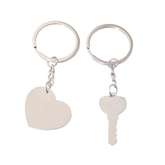 "I Love You" Heart & Arrow Couple Keychain – Cute Matching Key Rings for Lovers, Valentine’s Gift