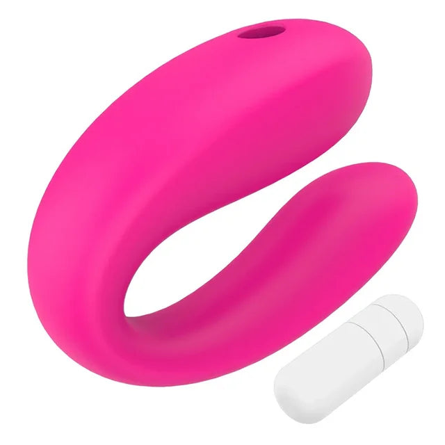 U-Shaped Couple Vibrator – Dual Stimulator for Clitoris & G-Spot Pleasure