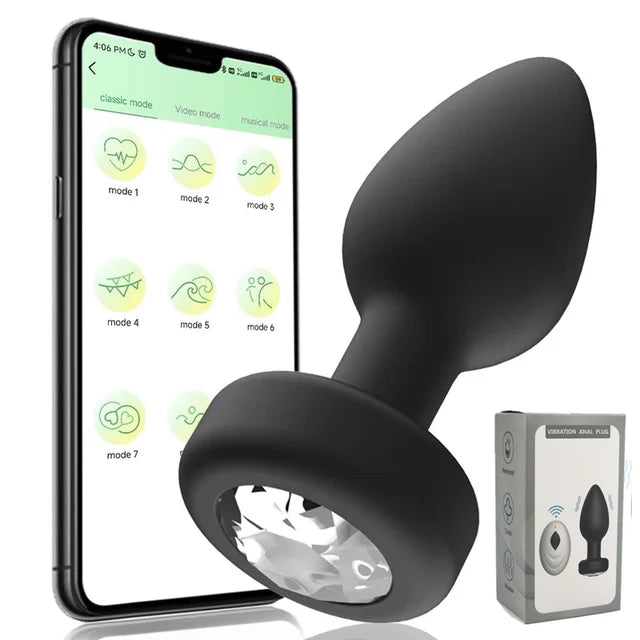 10-Speed Vibrating Anal Plug – Prostate & G-Spot Massager with App Remote Control