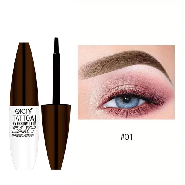 3-Day Peel-Off Eyebrow Tattoo Gel – Long-Lasting Waterproof & Smudge-Proof Brow Tint