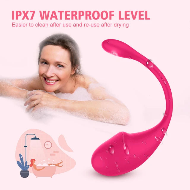Wireless Bluetooth Love Egg Vibrator – Wearable G-Spot Stimulator with App Control