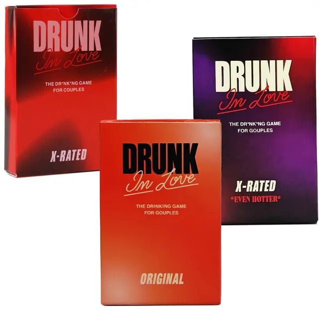 Drunk In Love – Fun Couples Drinking Card Game for Adults | Romantic & Spicy Date Night Game for Relationships