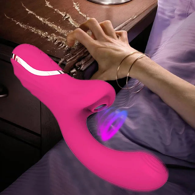 20-Mode Clitoral Sucking Vibrator – Rechargeable Clit Stimulator with Vacuum Suction & Dildo Function