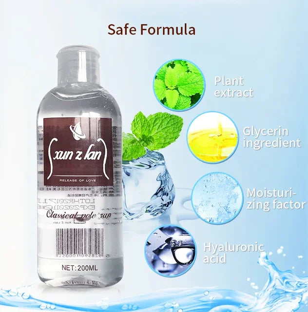 200ml Water-Based Lubricant Gel – Intimate Massage & Anal/Vaginal Lube Inspired by Japanese AV