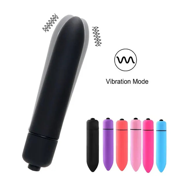 Mini Bullet Vibrator – Discreet Single-Speed Personal Massager for Women
