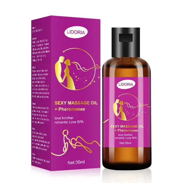 35ml Natural Rose Essence Massage Oil – Romantic Body Oil for Intimate Couples