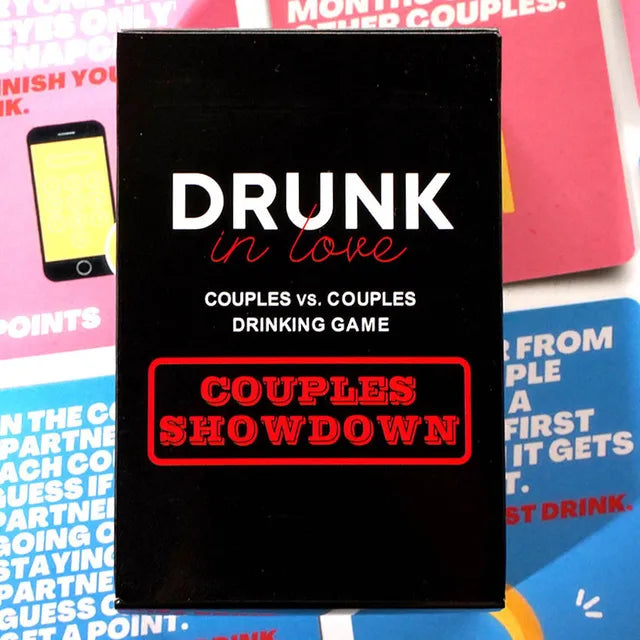 Drunk In Love – Fun Couples Drinking Card Game for Adults | Romantic & Spicy Date Night Game for Relationships