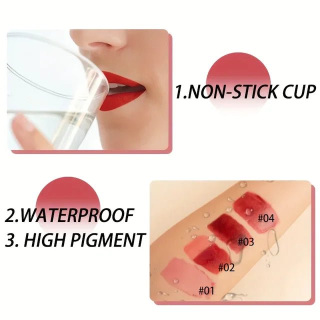 QICY Peel-Off Lip Tint – Long-Lasting, Waterproof, Glossy Finish