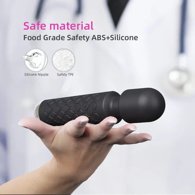 Powerful Rechargeable AV Wand Vibrator – Clitoral & G-Spot Massager for Women