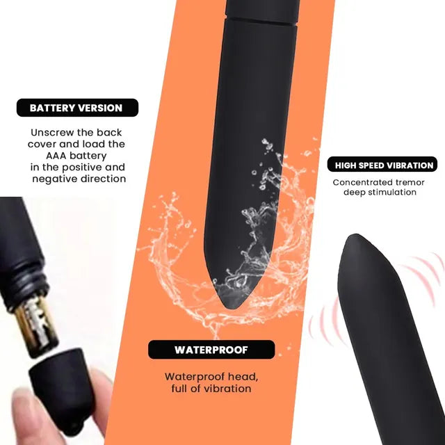 Mini Bullet Vibrator – Discreet Single-Speed Personal Massager for Women