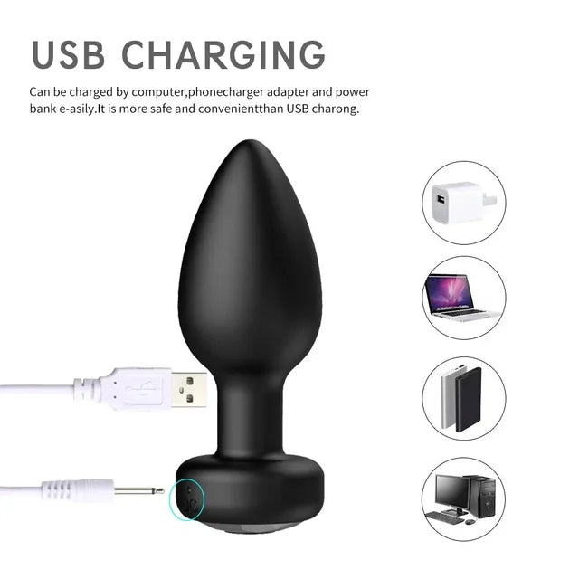 10-Speed Vibrating Anal Plug – Prostate & G-Spot Massager with App Remote Control