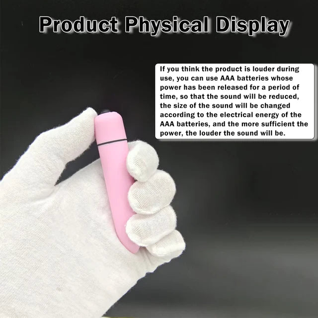 Mini Bullet Vibrator – Discreet Single-Speed Personal Massager for Women