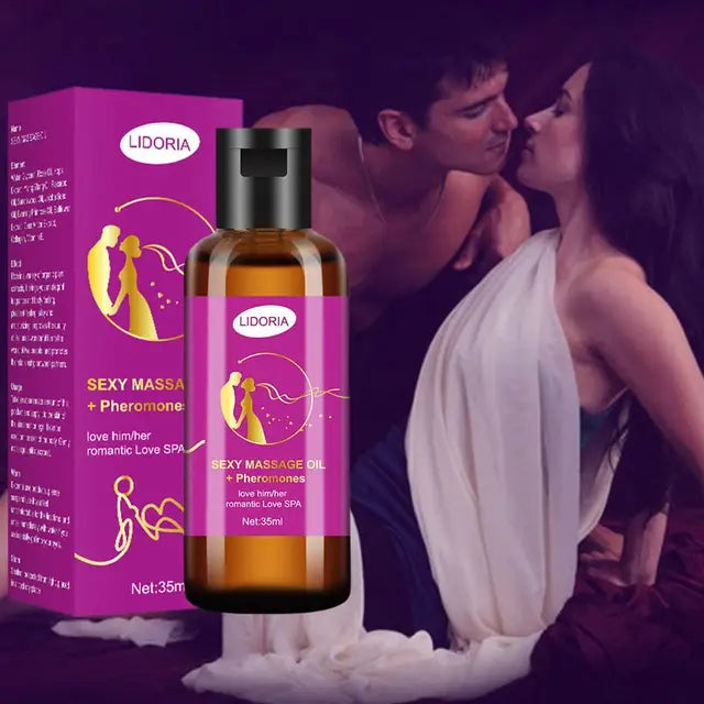 35ml Natural Rose Essence Massage Oil – Romantic Body Oil for Intimate Couples