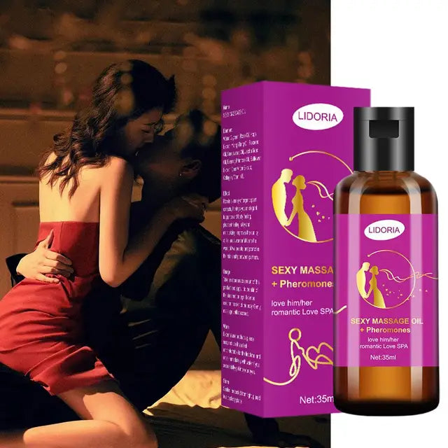 35ml Natural Rose Essence Massage Oil – Romantic Body Oil for Intimate Couples