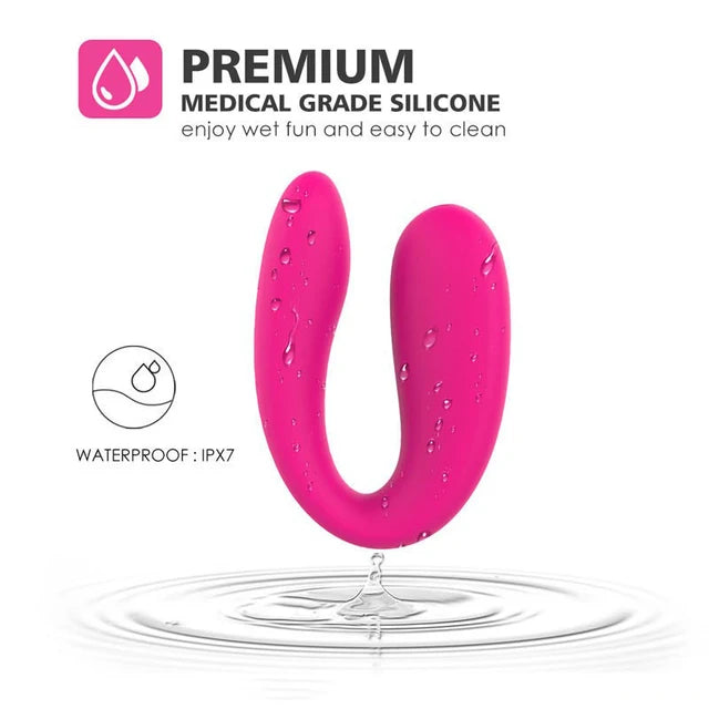 U-Shaped Couple Vibrator – Dual Stimulator for Clitoris & G-Spot Pleasure