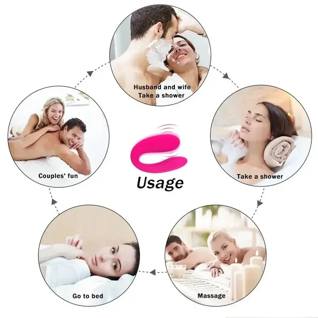 U-Shaped Couple Vibrator – Dual Stimulator for Clitoris & G-Spot Pleasure