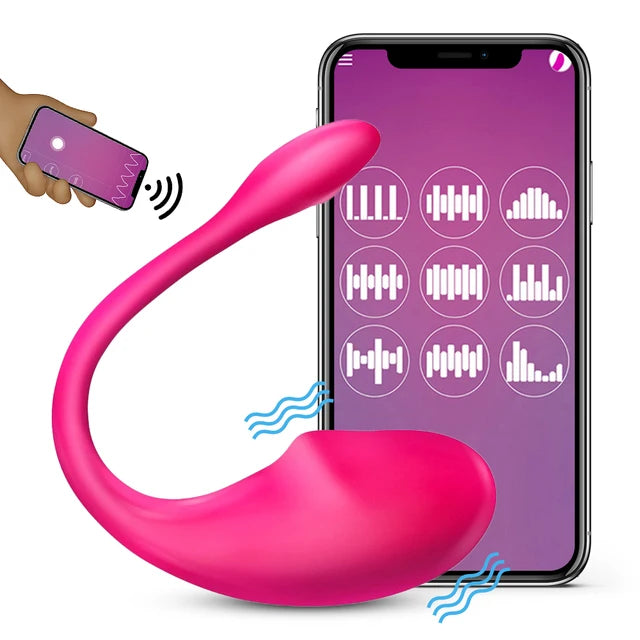 Wireless Bluetooth Love Egg Vibrator – Wearable G-Spot Stimulator with App Control