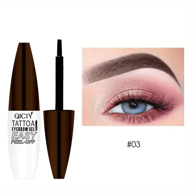 3-Day Peel-Off Eyebrow Tattoo Gel – Long-Lasting Waterproof & Smudge-Proof Brow Tint